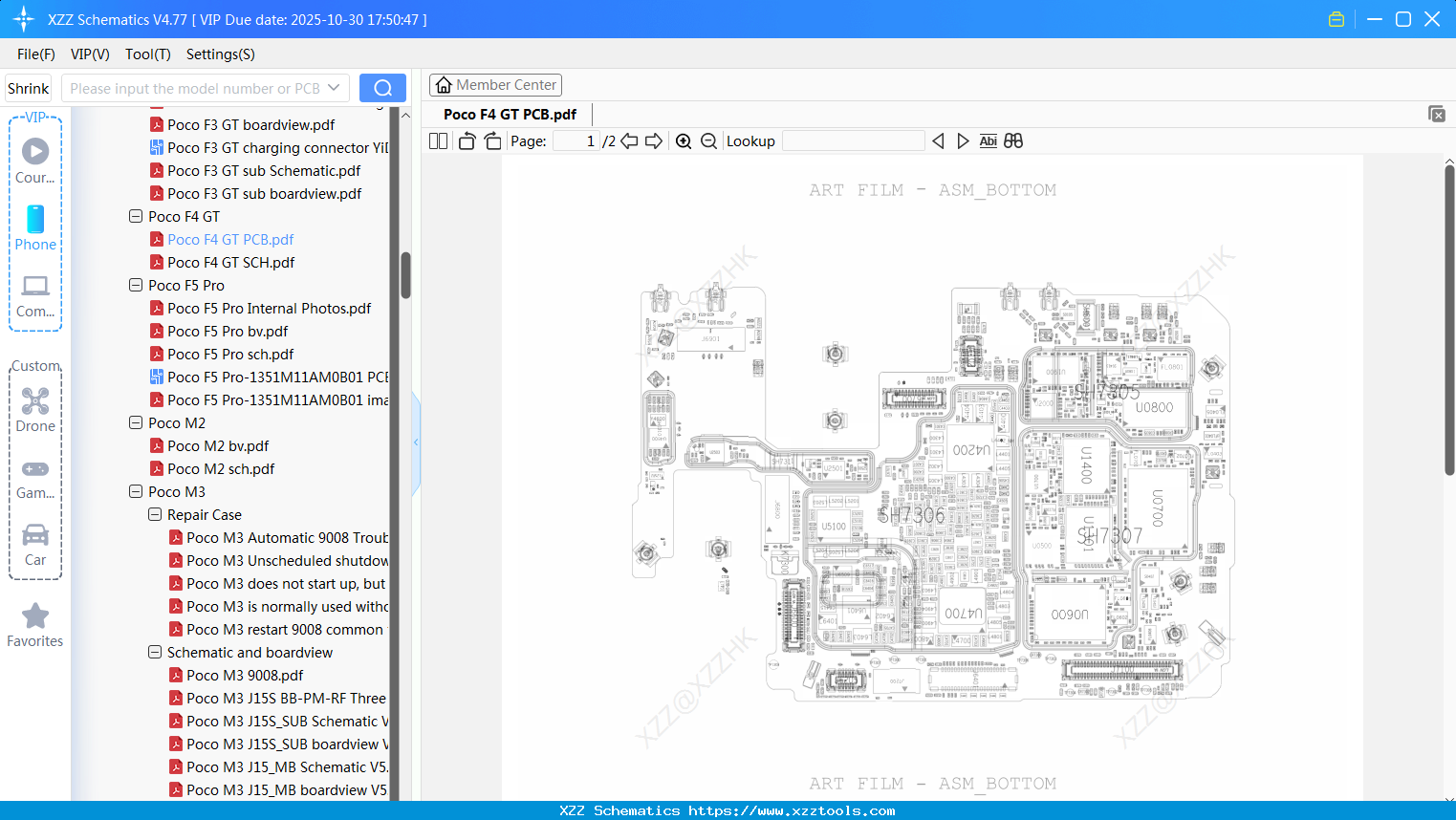 Xiaomi Poco F4 GT PCB